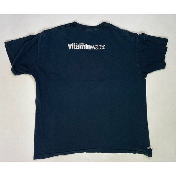 Vitamin Water Graphic Promo T-shirt Men Large Black Short Sleeve - Picture 6 of 10